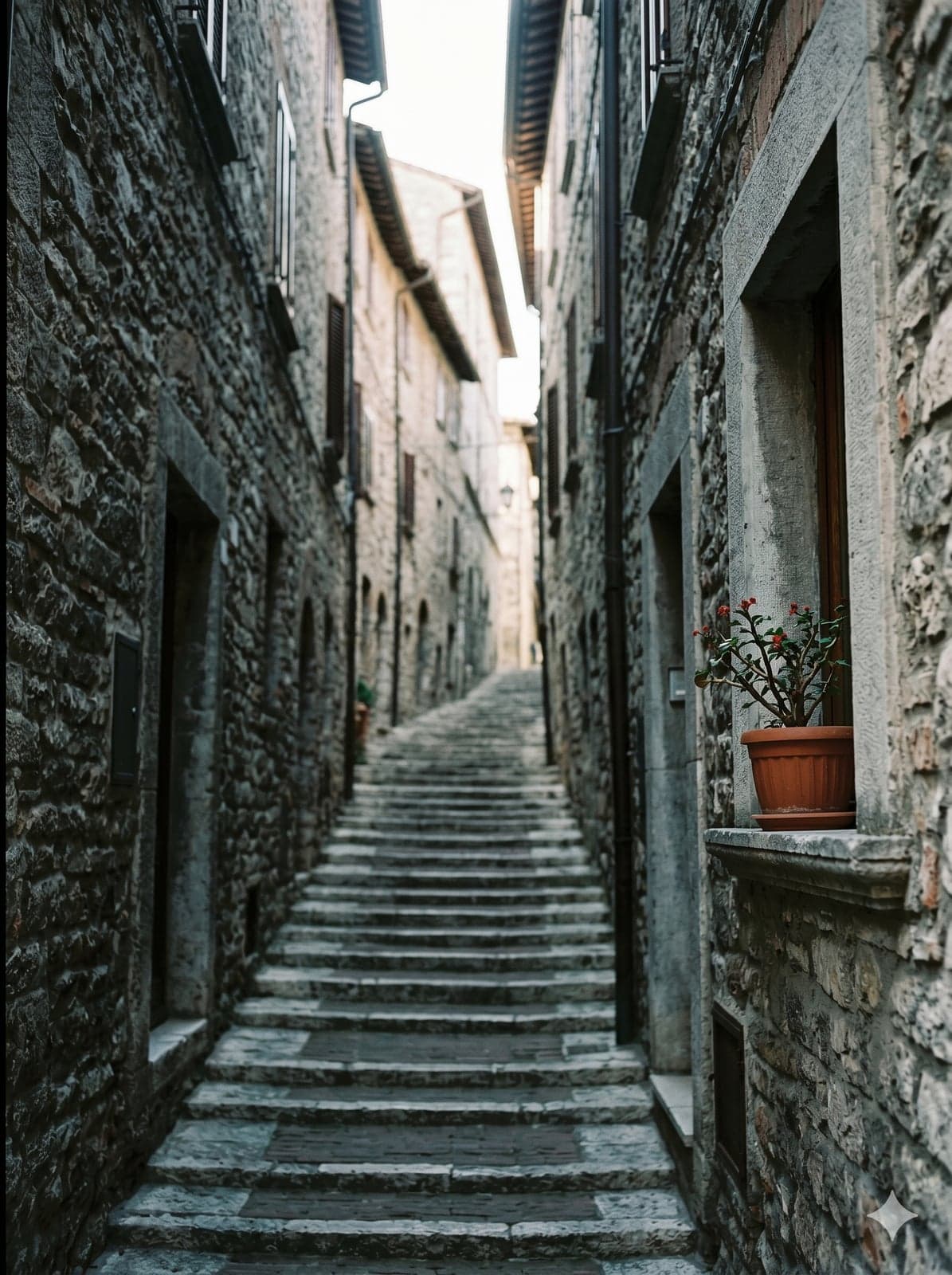 Gubbio — Mountain stone, pressed into a town.
